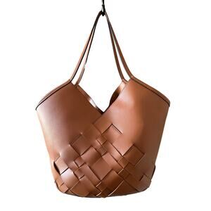 Nanette Lepore Woven Vegan Leather Bag